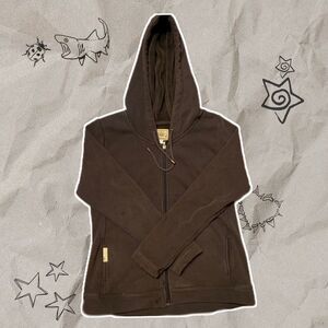 Ugg Brown Zip Up Jacket - Size Youth XL